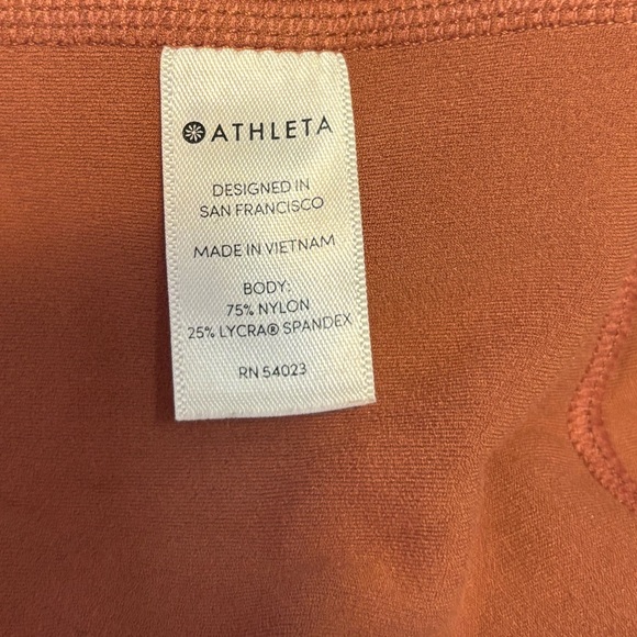 Athleta Stash Pocket Moto Tight Havana Brown Leggings Pants Women’s Size XS - Picture 6 of 6